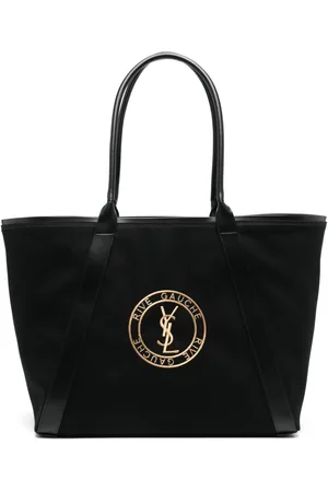 Saint Laurent Rive Gauche canvas tote bag