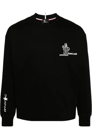 Moncler Embossed-logo cotton sweatshirt
