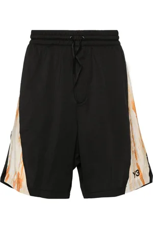 Y-3 Rust-dye track shorts