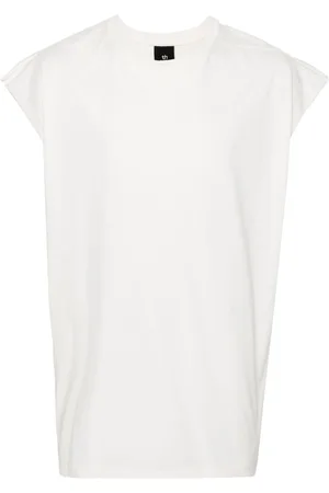 THOM KROM Raw-cut cotton tank top