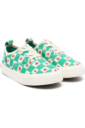 Bobo Choses Tomato-print checked sneakers