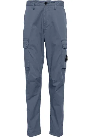 Stone Island Compass-badge gabardine trousers