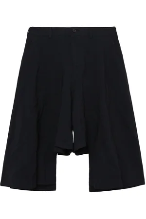 Comme des Garçons Crinkled asymmetric shorts