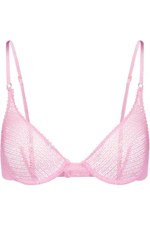 Kiki de Montparnasse Crochet mesh demi bra