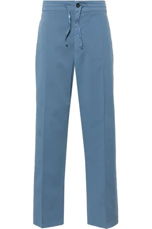 CANALI Drawstring-waist straight-leg trousers