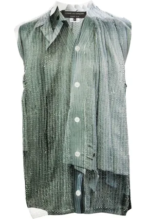 Comme des Garçons Abstract buttoned vest