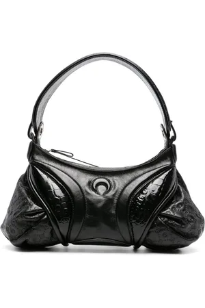 Marine Serre Stardust leather shoulder bag
