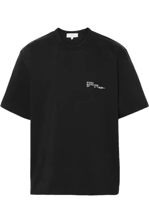 STUDIO NICHOLSON Logo-print cotton T-shirt