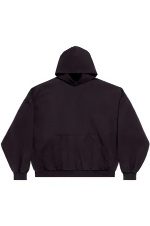 Balenciaga Sample-sticker cotton hoodie