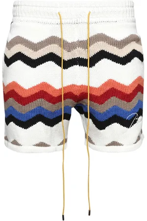 Rhude Cyril intarsia-knit shorts