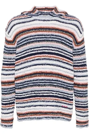 Marni Striped hooded jumper