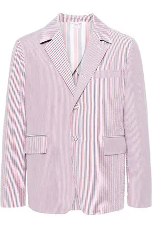 Thom Browne Striped single-breasted blazer