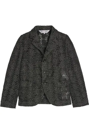 Comme des Garçons Lace single-breasted blazer