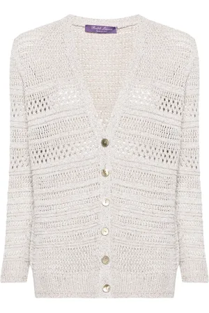 Ralph Lauren Sequined open-knit cardigan