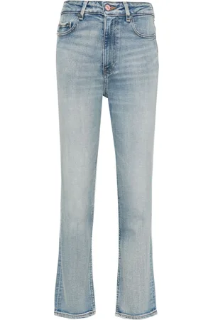 Ganni Logo-patch jeans