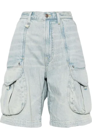 R13 Multi-pocket denim shorts