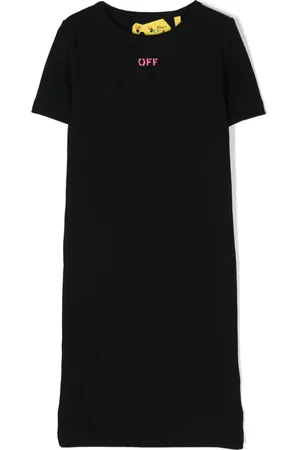 OFF-WHITE Logo-print midi dress