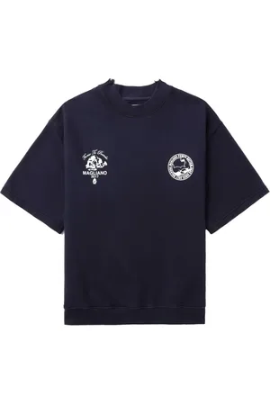 MAGLIANO Logo-print short-sleeve sweatshirt