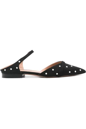 MALONE SOULIERS Uma faux-pearl embellished mules