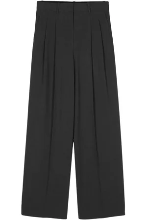 THEORY Pleat-detail wide-leg trousers