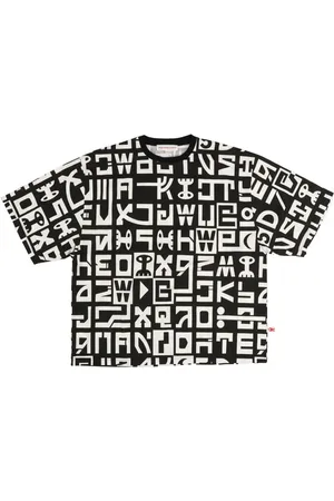 WALTER VAN BEIRENDONCK Graphic-print cotton T-shirt