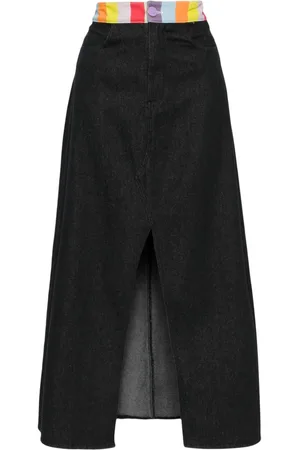 OLIVIA RUBIN Vic midi denim skirt