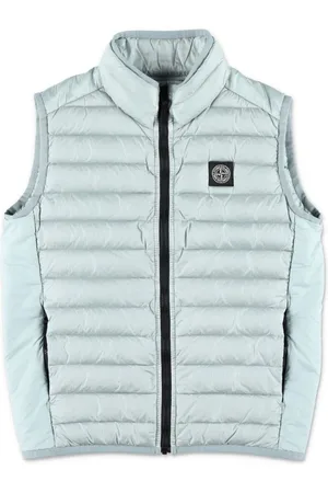 Stone Island Logo-appliqué padded gilet