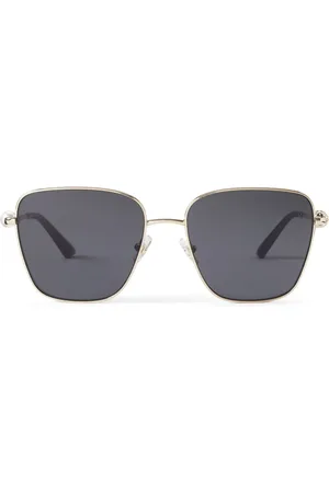 Jimmy Choo Crystal-embellished square-frame sunglasses