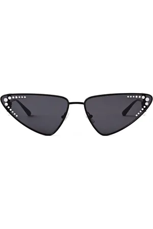 Jimmy Choo Kristal triangle-frame sunglasses