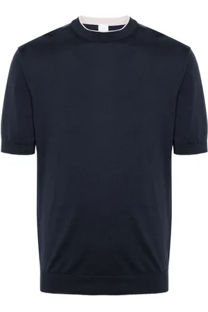 ELEVENTY Short-sleeve cotton jumper