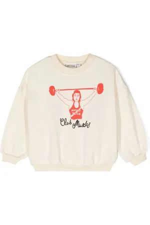 Mini Rodini Club Muscles organic cotton sweatshirt