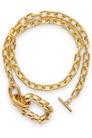Paco rabanne XL twisted link necklace