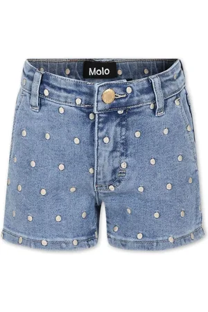 Molo Alvira embroidered denim shorts