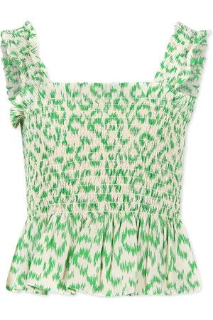 Molo Rosine leopard-print cotton top