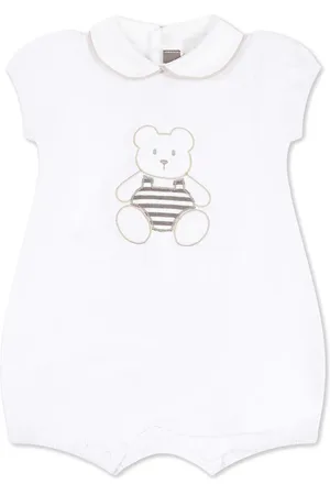 LITTLE BEAR Appliquéd stretch-cotton shorties