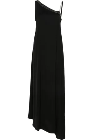PESERICO SIGN Asymmetric midi dress