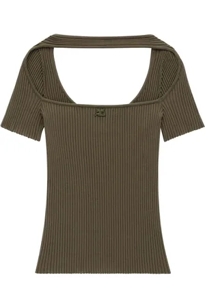 Courrèges Hyperbole cut-out top
