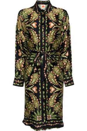 Farm Rio Martina graphic-print dress