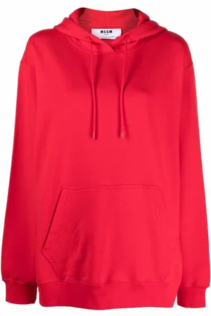 Msgm Logo-print cotton hoodie