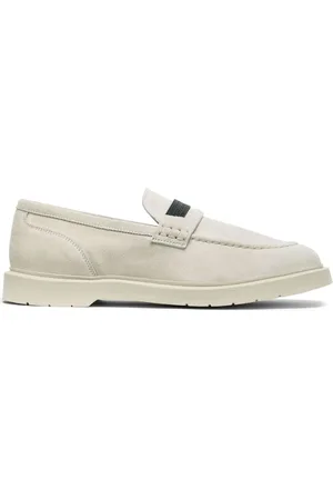 Brunello Cucinelli Leather suede loafers