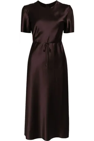 JNBY Satin-finish midi dress