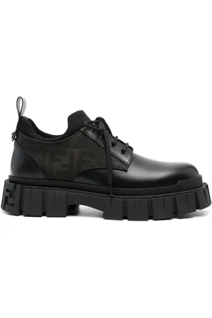 Fendi Force panelled Derby shoes