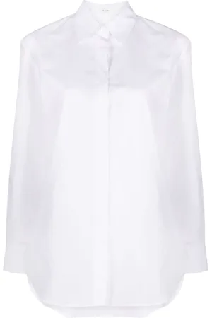 The Row Pointed-collar long-sleeve shirt
