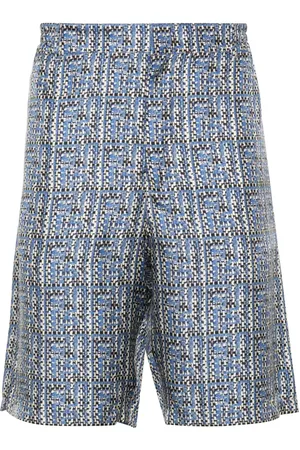 Fendi FF-print silk short