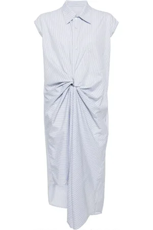 JNBY Draped-design cotton dress