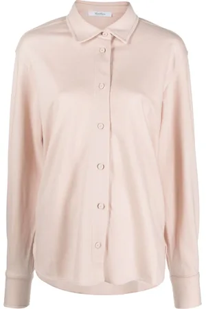 Max Mara Long-sleeved virgin wool shirt