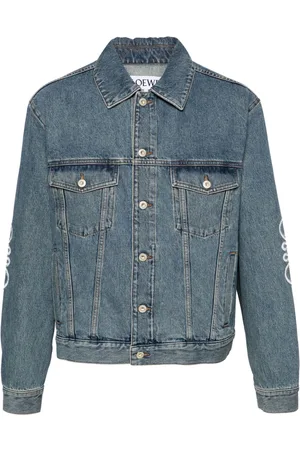 Loewe Anagram cut-outs denim jacket