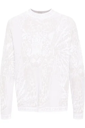 Roberto Cavalli Tiger-motif jacquard jumper