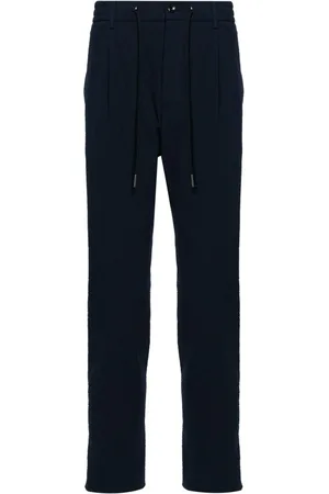TAGLIATORE Drawstring cotton trousers