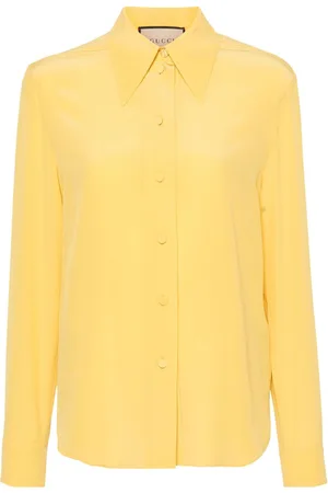 Gucci Pointed-collar silk shirt